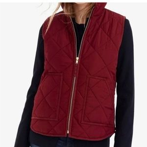 J. Crew Factory Vest | Size Large | Garnet/Maroon color